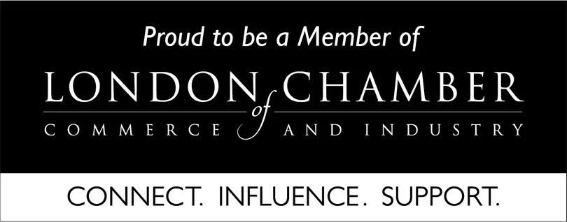 Proud to be a member of the London Chamber of Commerce and Industry — Connect. Influence. Support.
